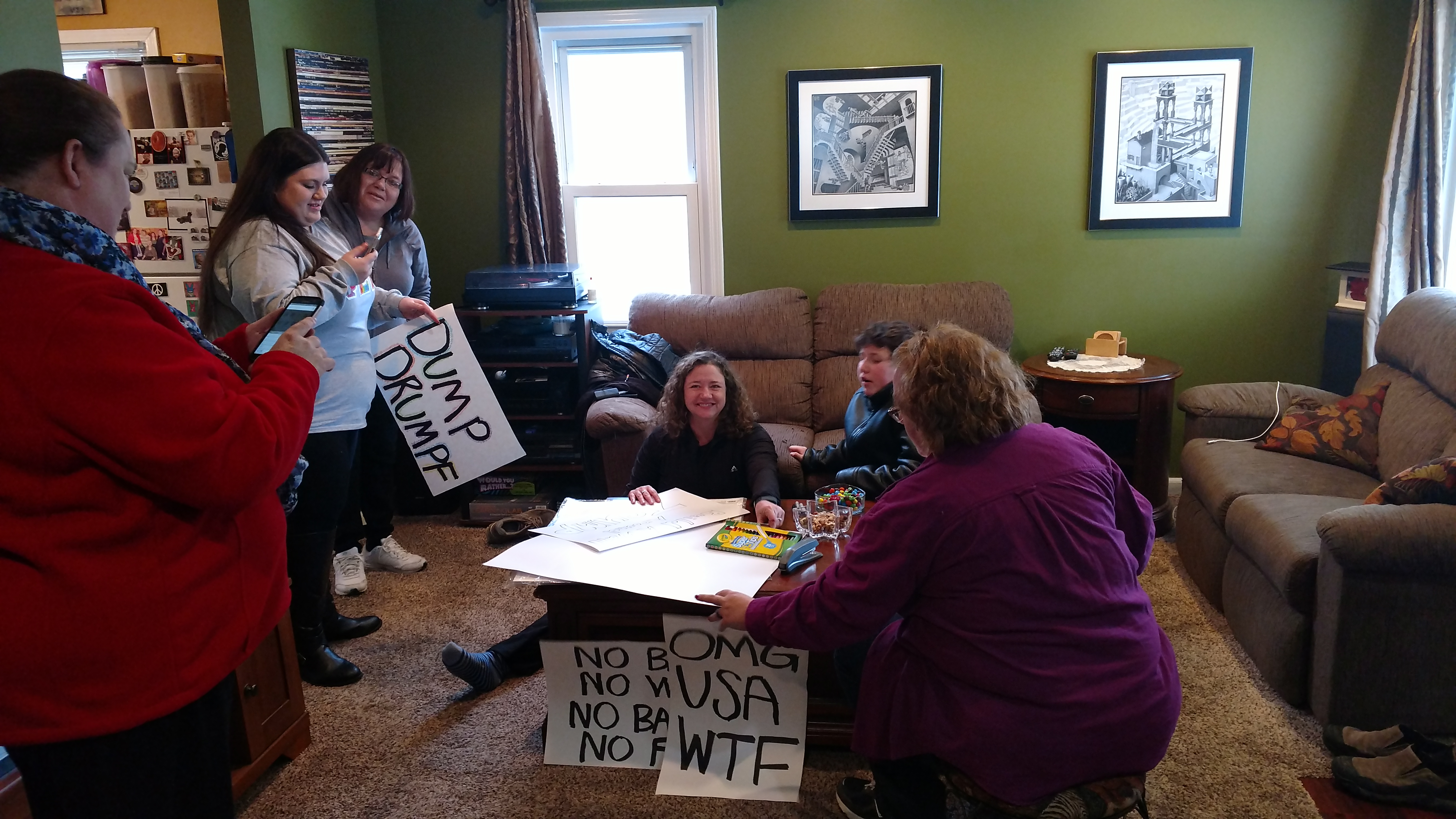 Prepping for the Protest.jpg