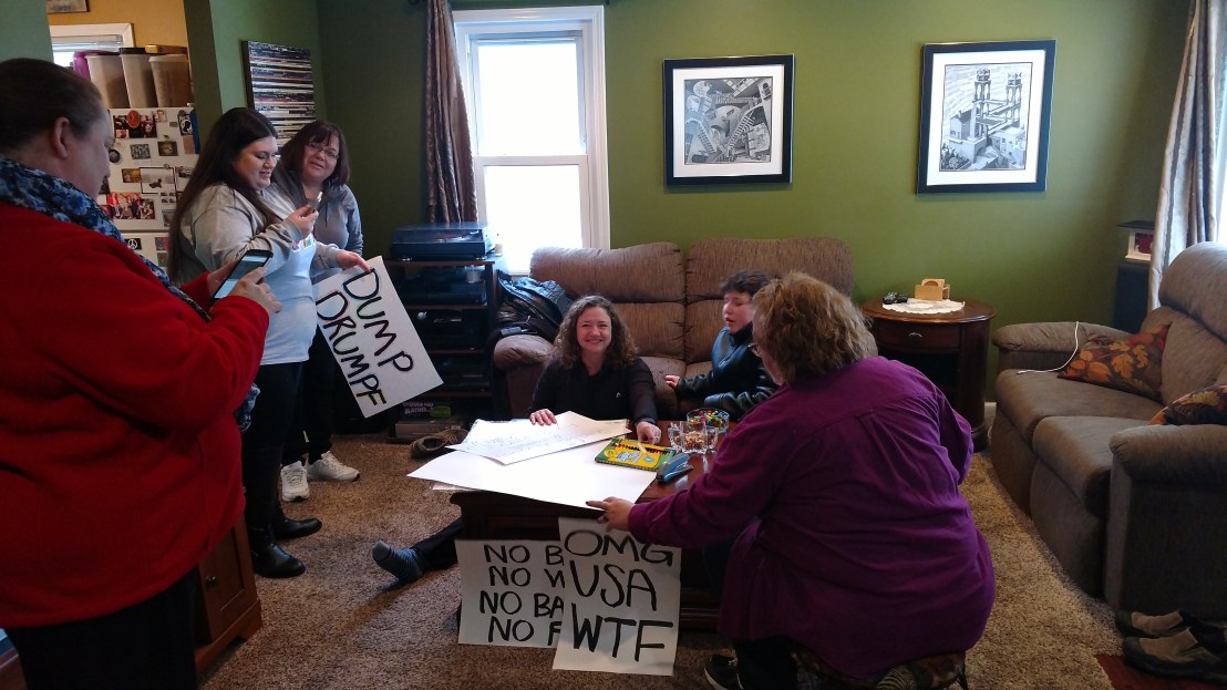 Prepping for the Protest.jpg